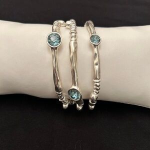 Uno de 50 wrap bracelet with Swarovski crystals